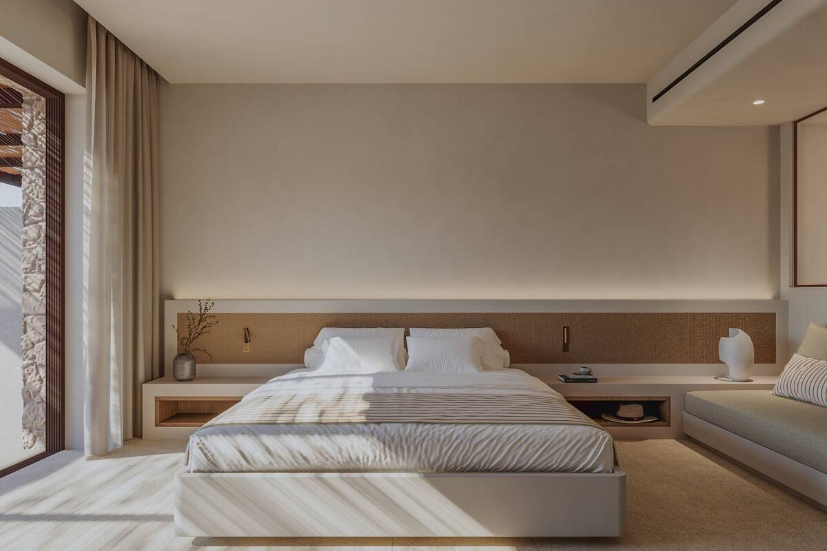 Avra Sea View Jacuzzi Suite | Minibar, soundproofing, WiFi (free), bed sheets