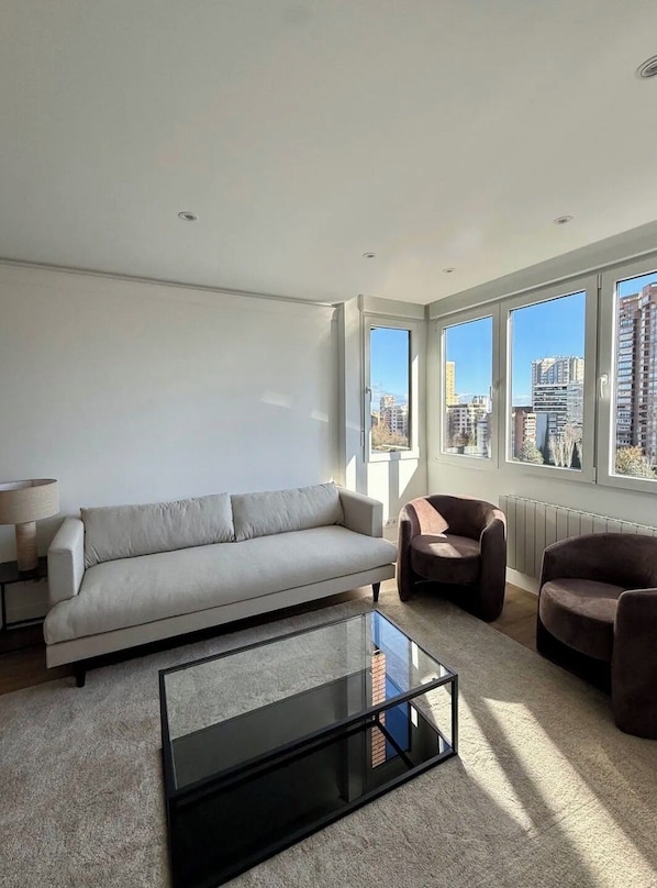 Living area - Comfortable apartment minutes from downtown Madrid (Madrid)