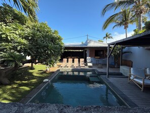 Pool - Villa Kaz Veloutier with swimming pool near the lagoon of La Saline les bains (Saint-Paul)