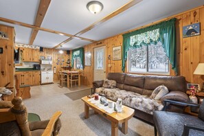 Living area - Stratton Camp - ATV + Snowmobile Trails - Near Sugarloaf (Stratton)