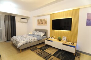 1 chambre, fer et planche à repasser, Wi-Fi, draps fournis