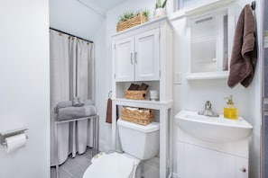 Bathroom - Private Suite: Own Entry. Parking. 7 Min to Train! (Boston)
