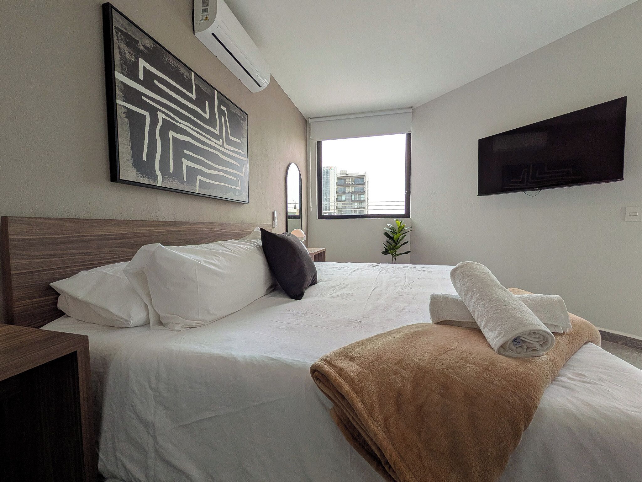 Comfort-Studio, 1 King-Bett, Balkon | Bügeleisen/Bügelbrett, kostenloses WLAN
