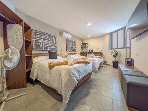 Estudio Confort, 2 camas Queen size | Tabla de planchar con plancha y wifi gratis 