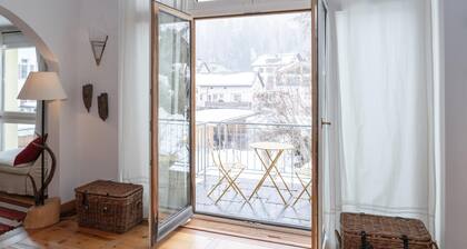 Residenza Alpenrose 61 – Elegant duplex flat with sauna and views of the Corvats