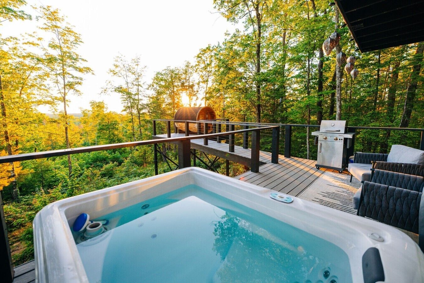 Baignoire à remous extérieure