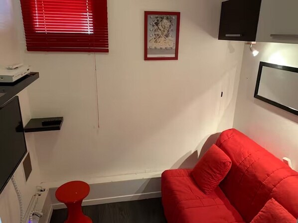 Living area - Bright & Cosy apartment with parking and beautiful view (Orcières)
