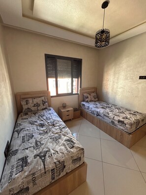 Room - Delightful 2-bedroom apartment with AC in vibrant Marrakesh (Marrakesh)