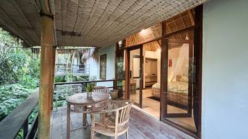 Vila Mewah, 1 kamar tidur, kamar mandi pribadi, pemandangan lembah | Tempat makan outdoor