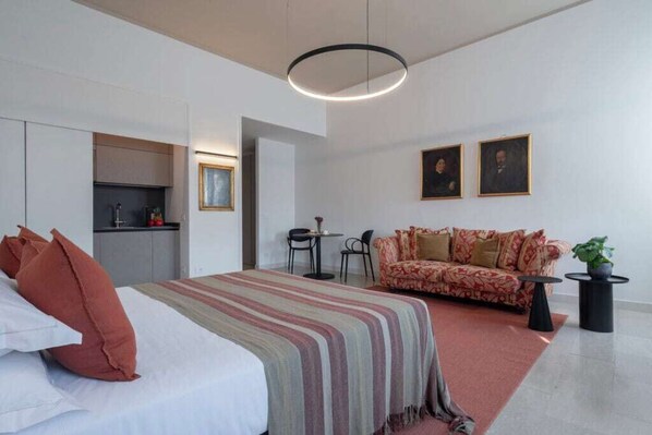 Desk, iron/ironing board, travel cot, free WiFi
