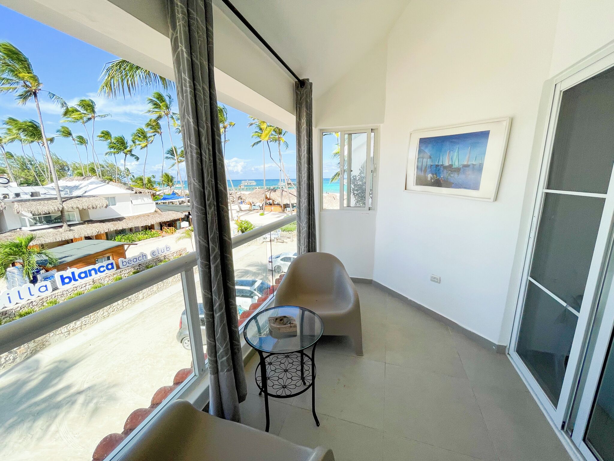 Apartamento júnior, vista para a praia | Terraço/pátio