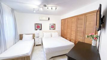 Deluxe-Apartment, Strandblick | Zimmersafe, kostenloses WLAN