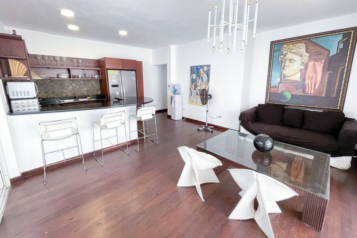 Superior Apartment, 2 Bedrooms, Pool View | Living area | LCD TV