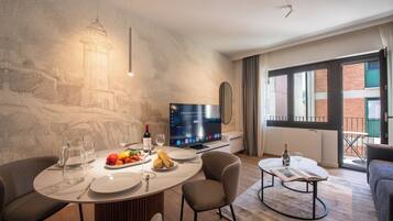 Appartement, 2 slaapkamers, uitzicht op stad | Interieur