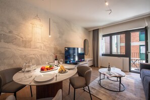Appartement, 2 slaapkamers, uitzicht op stad | Interieur
