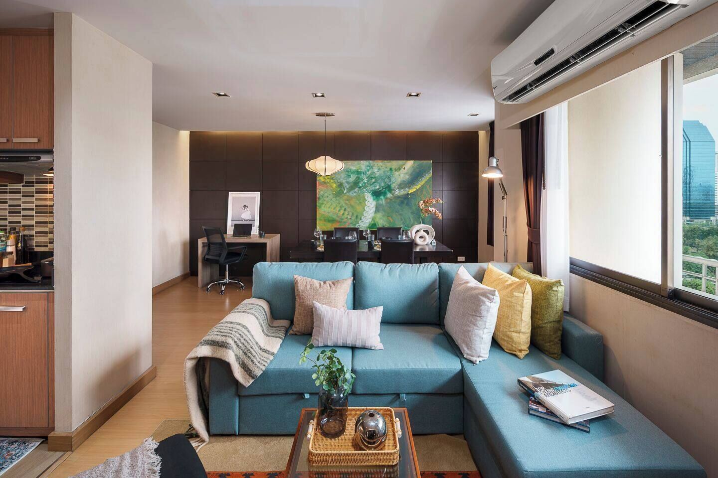 Kingbed|bts&park»5min|parkview|gym|washer|fastwifi - Apartment - Bangkok
