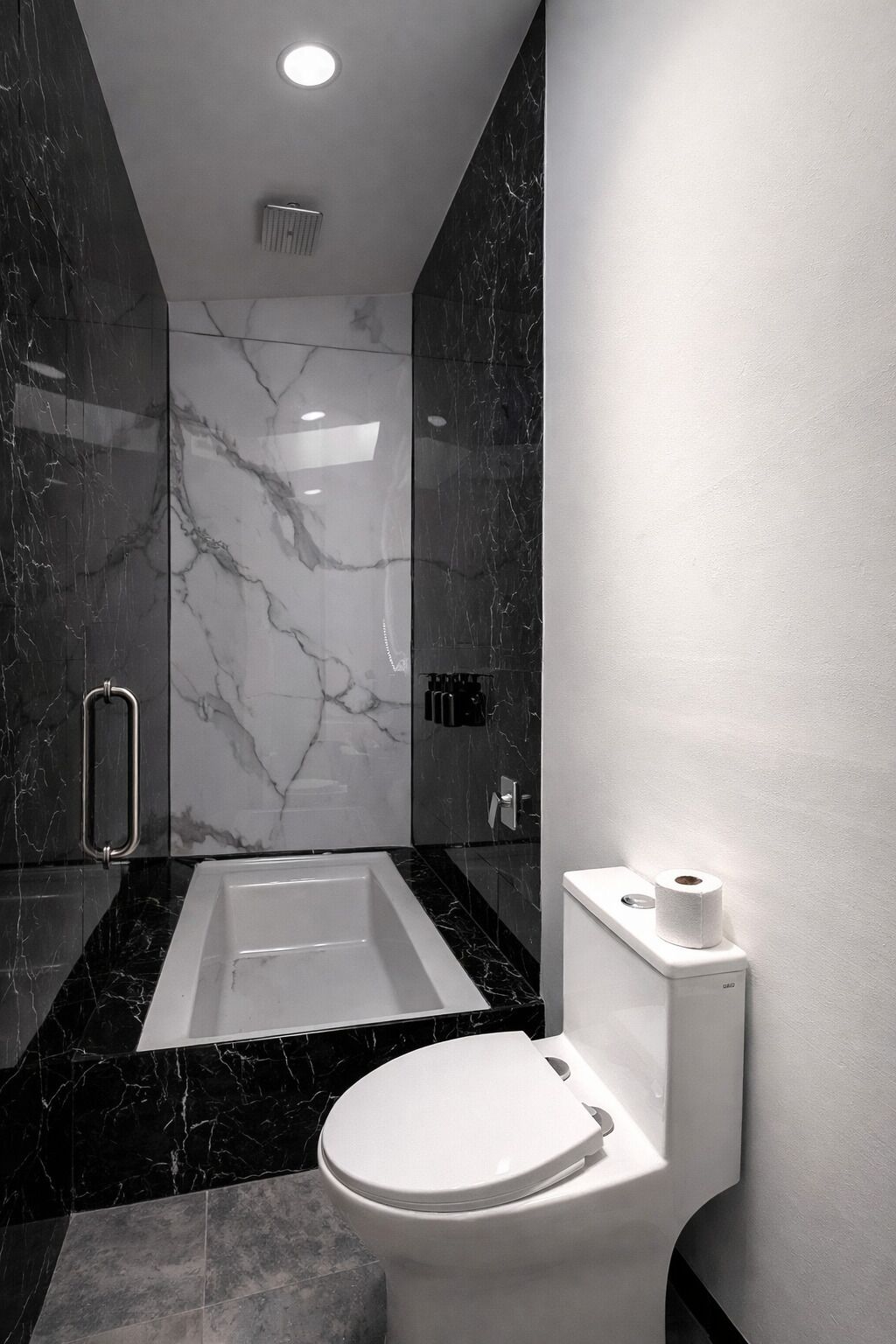 Comfort Apartment, 2 Queen Beds, Patio | Bathroom | Shower, hair dryer, slippers, towels