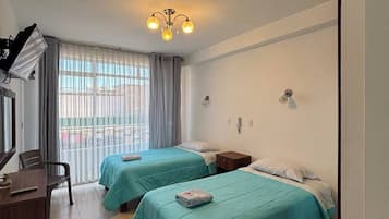 Standard Double or Twin Room, Partial Sea View | Desk, laptop workspace, iron/ironing board, free WiFi