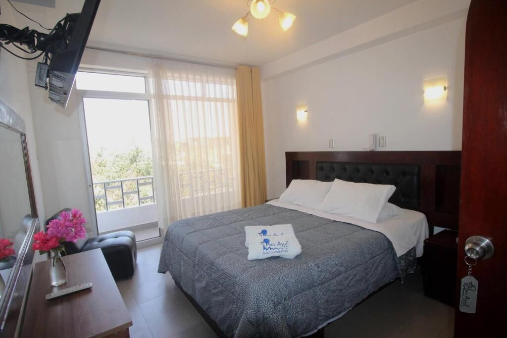 Chambre Double, vue ville | Bureau, espace de travail pour ordinateur portable