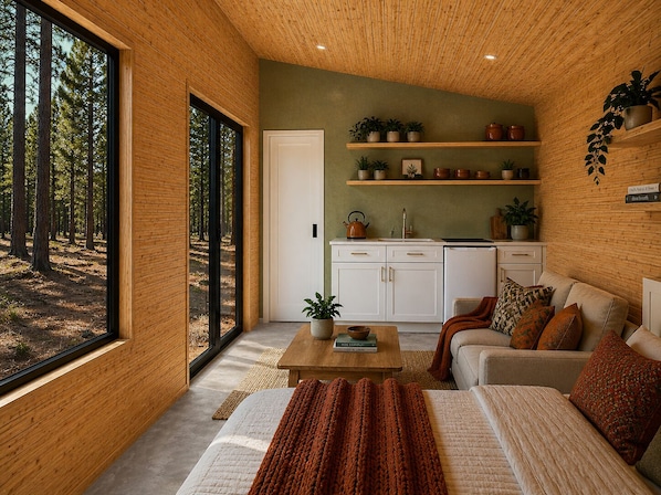 Cabane Supérieure, patio