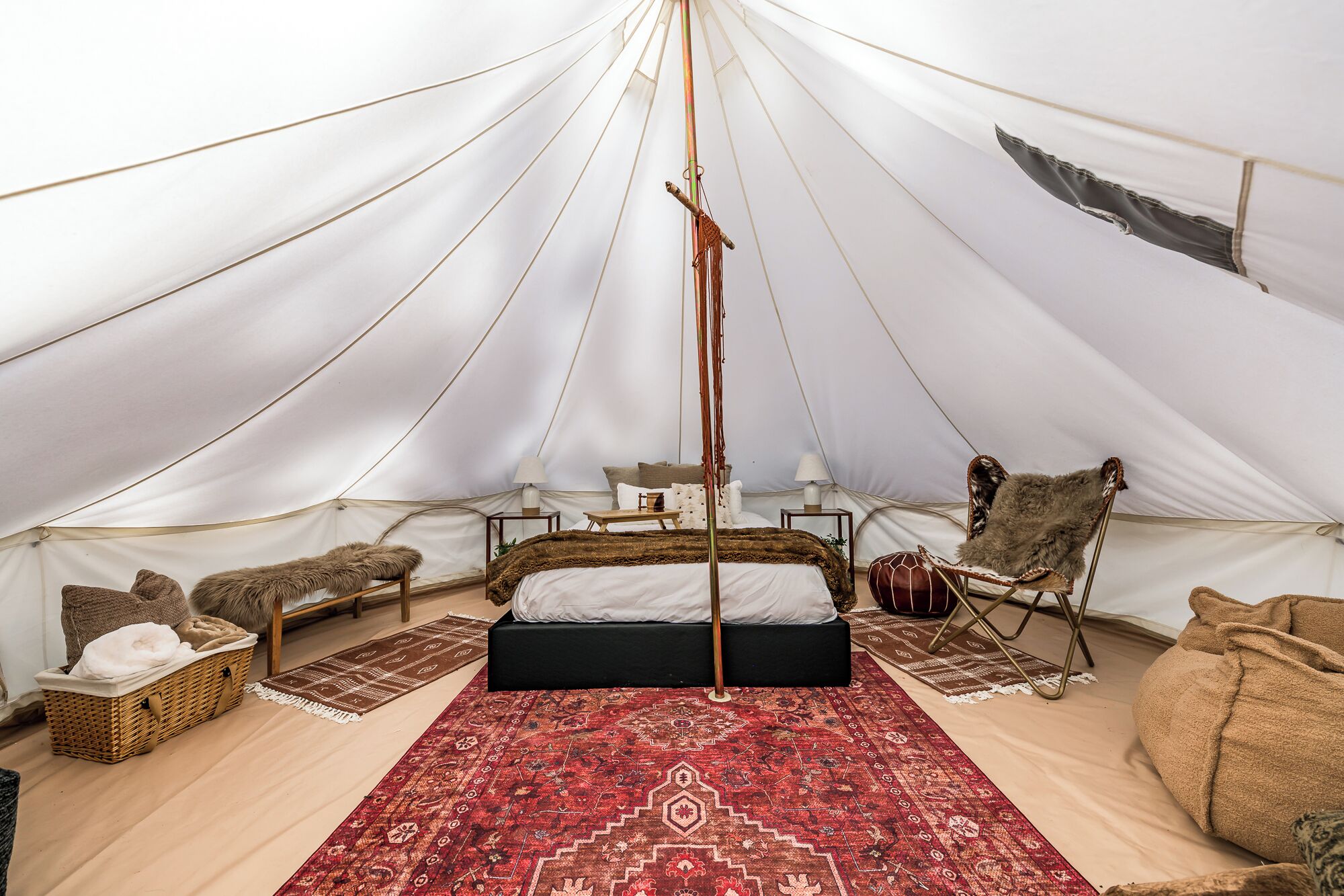 Barraca | Wi-Fi de cortesia, roupa de cama