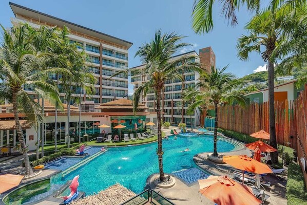 Pool - Walk to Kata Beach Fully Loaded amenity C184 (Tambon Karon)