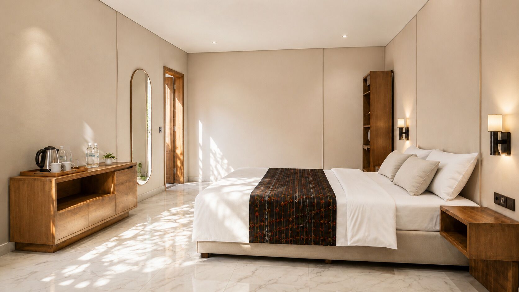 Chambre Double Deluxe, balcon, vue jardin | Vue sur le jardin