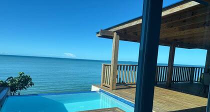 2-bedroom Dream Beach Cabin in superb Santa Isabel with pool and terrace.