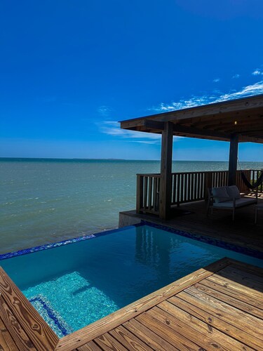 2-bedroom  Dream Beach Cabin in superb Santa Isabel with pool and terrace.