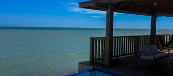 2-bedroom  Dream Beach Cabin in superb Santa Isabel with pool and terrace.
