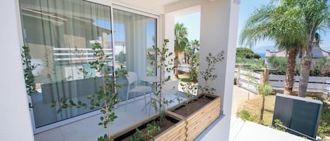 Quarto casal, vista para o mar (Camera Queen vista mare) | Wi-Fi de cortesia
