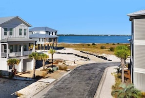 Exterior - Water Views + Pool Access | Driftwood Cottage (Navarre Beach)