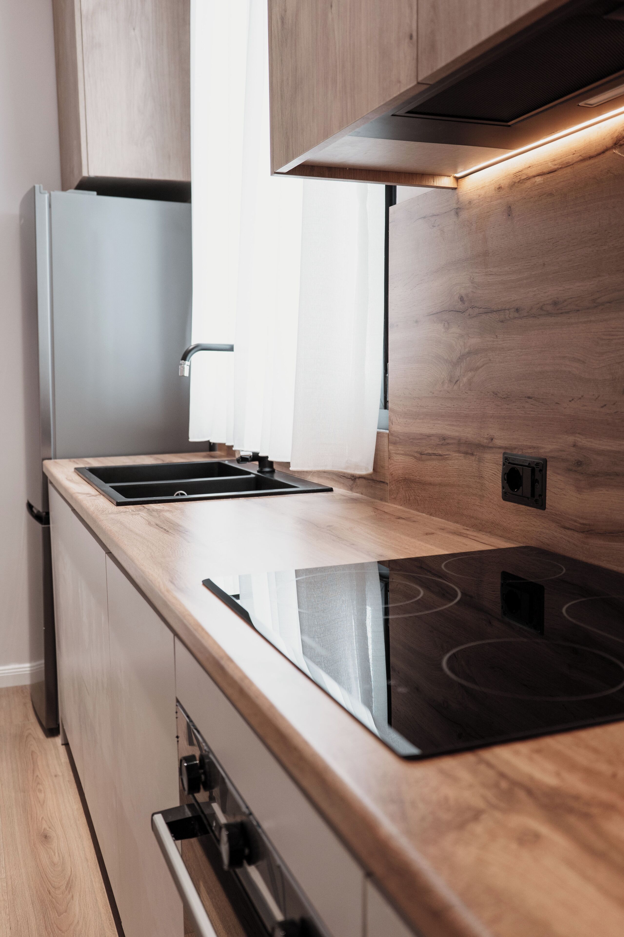 Deluxe-Apartment, 1 Schlafzimmer | Eigene Küche | Kühlschrank, Ofen, Herdplatte