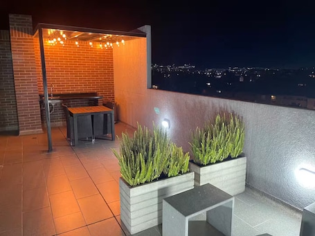 Terrace/patio. Apartamento tipo Loft - movistar arena y campin