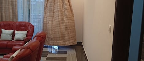 Deluxe-Penthouse, 2Â Schlafzimmer, KĂŒche, Gartenblick | Innenbereich