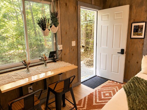 Glamping Cabin With AC at Greeter Falls Campground
