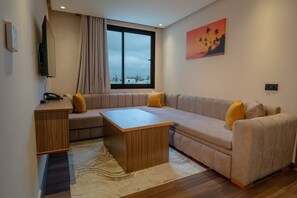 Superior Apartment | Living area - OCEAN ROOFTOP HOTEL (El Mansouria)
