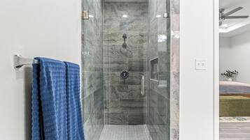 Towels, soap, toilet paper