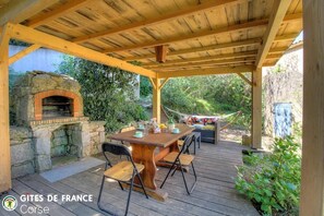 Outdoor dining - U Castagnu - CANNELLE D'ORCINO (CANNELLE D'ORCINO)