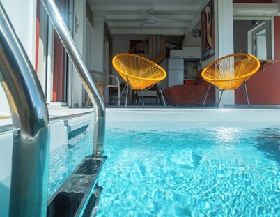 Private pool villa - Grand-Bourg - Near beach