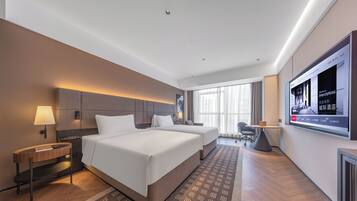 Basic Double or Twin Room, Non Smoking, City View | Laptop workspace, blackout drapes, soundproofing, iron/ironing board
