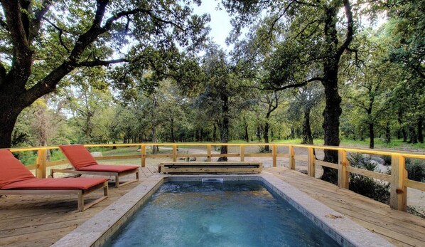 Una piscina climatizada
