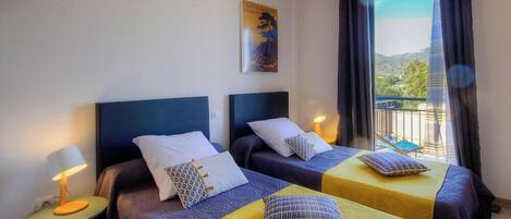 2 chambres, lit parapluie, Wi-Fi gratuit