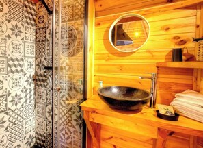 Shower, hair dryer