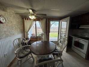 Dining - Peaceful country farmhouse, 2 bedrooms-all amenities for your comfort ! (Dansville)