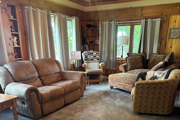 Comfortable seating in living area