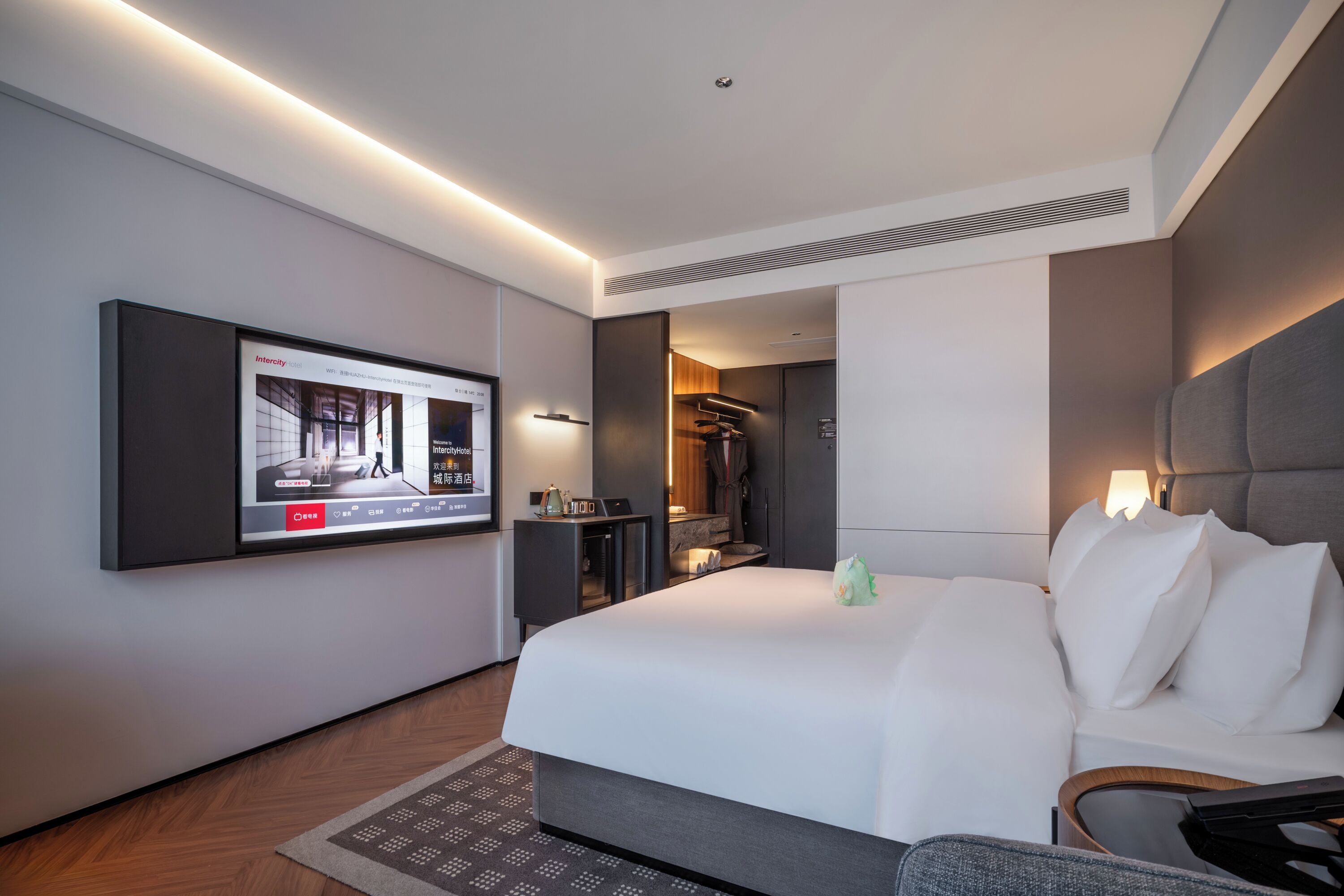 Comfort Double Room, City View | Free minibar, desk, laptop workspace, blackout drapes