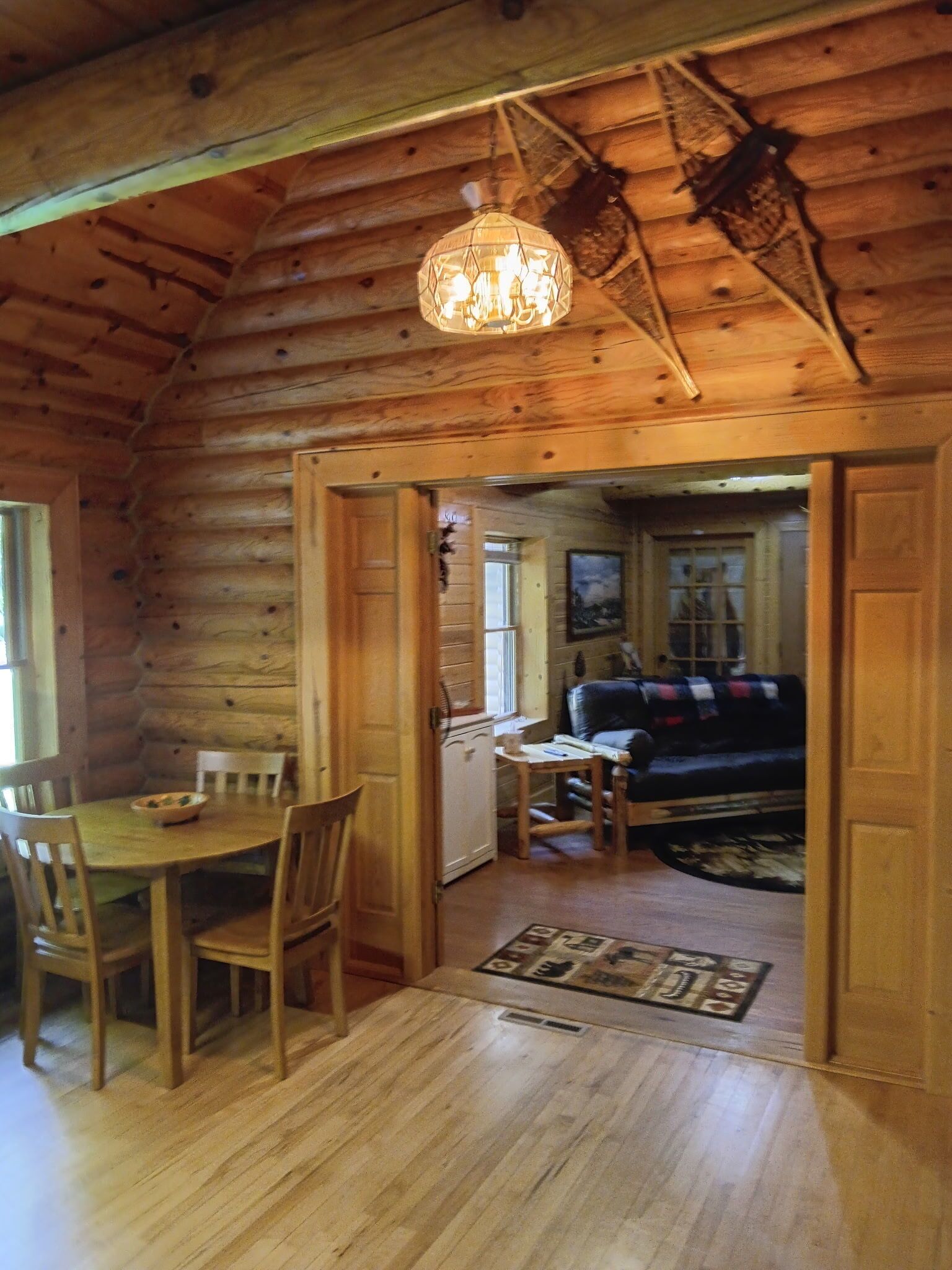 Log Home In Hiawatha National Forest Near Pictured Rocks, Waterfalls, Munising. - Munising, MI