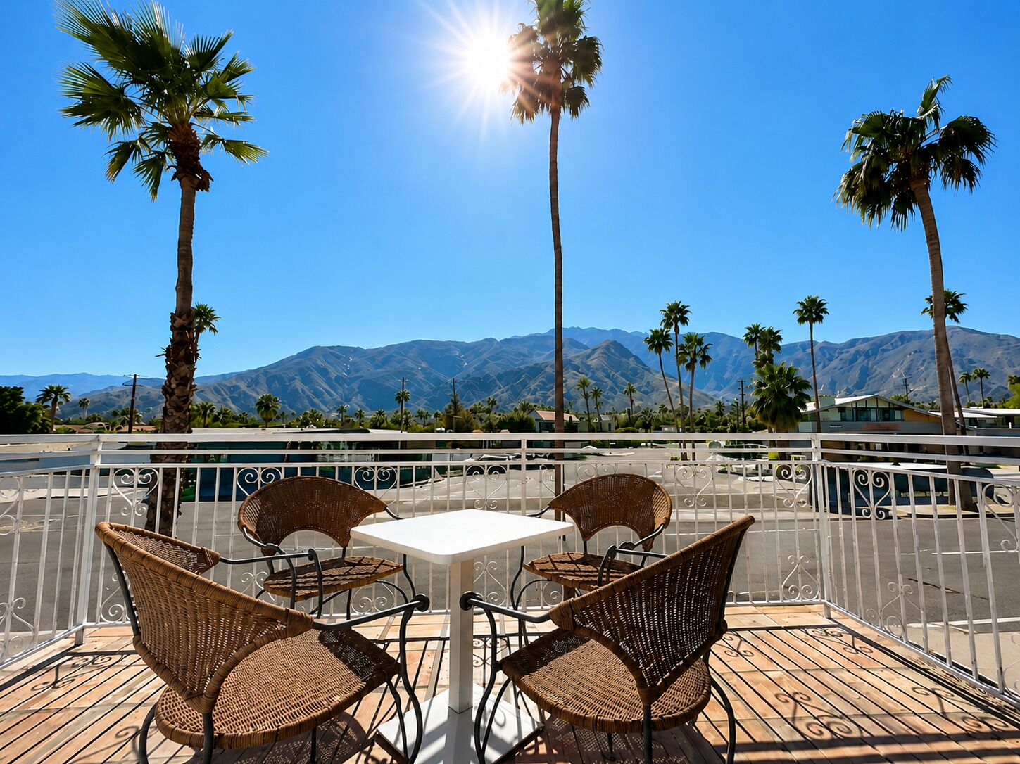 Superior Suite, 1 Bedroom, Kitchen, Mountain View | Balcony view