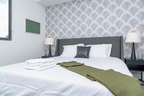 1 makuuhuone, silitysrauta/-lauta, ilmainen Wi-Fi, vuodevaatteet